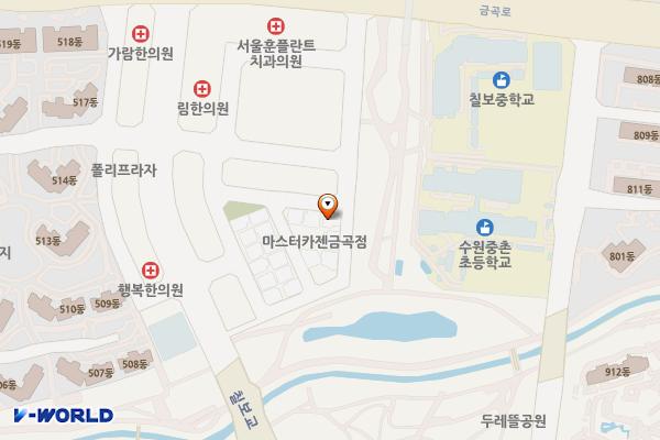 두레뜰 위치 지도 — 경기도 수원시 권선구 금곡로118번길 36(금곡동)