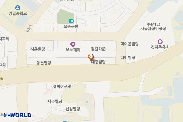 소명빌딩 위치 지도 — 경기도 수원시 영통구 덕영대로 1707(영통동)
