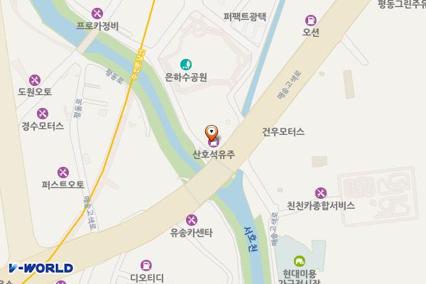 지에스칼텍스(주) 경향주유소 위치 지도 — 경기도 수원시 권선구 매송고색로 827 (평동)