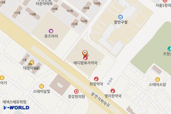 홈플러스 북수원점 위치 지도 — 경기도 수원시 장안구 경수대로 930(조원동)