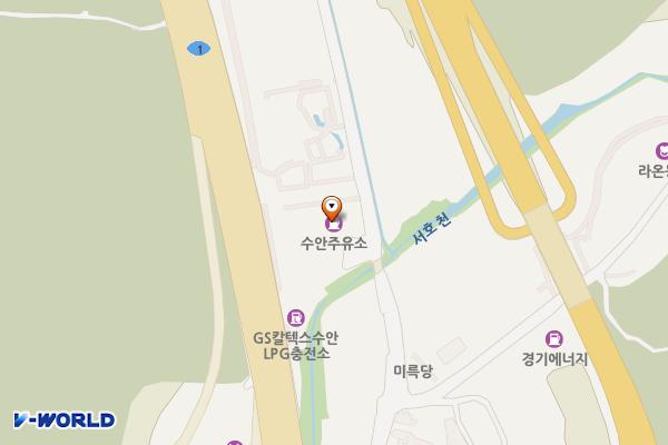 수안주유소 위치 지도 — 경기도 수원시 장안구 경수대로 1246 (파장동, 수안주유소)