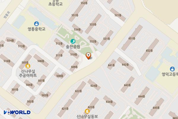 영통중앙 위치 지도 — 경기도수원시 영통구 청명로 151(영통3동)