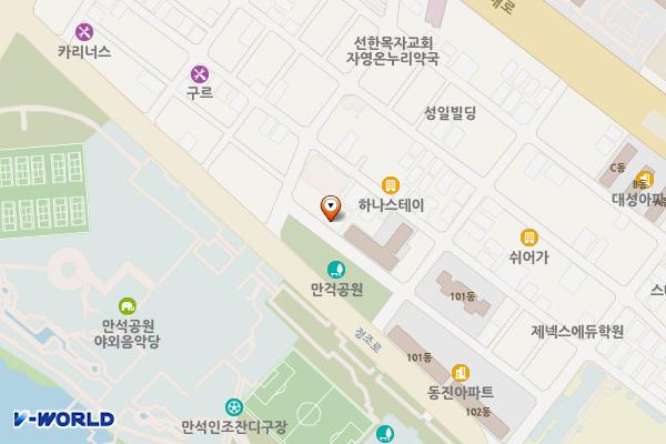 맹꽁이 위치 지도 — 경기도 수원시 장안구 정자동 295-2