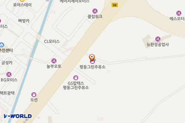 평동그린주유소 위치 지도 — 경기도 수원시 권선구 매송고색로 864 (평동)