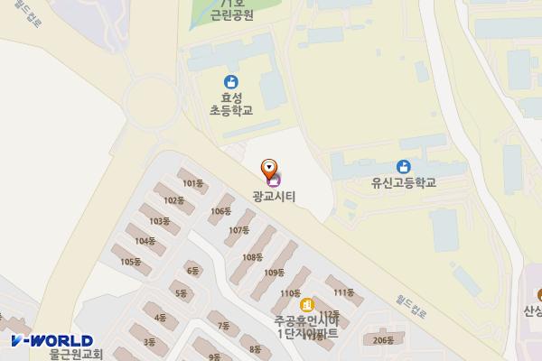 아주주유소 위치 지도 — 경기도 수원시 팔달구 월드컵로 246(우만동)