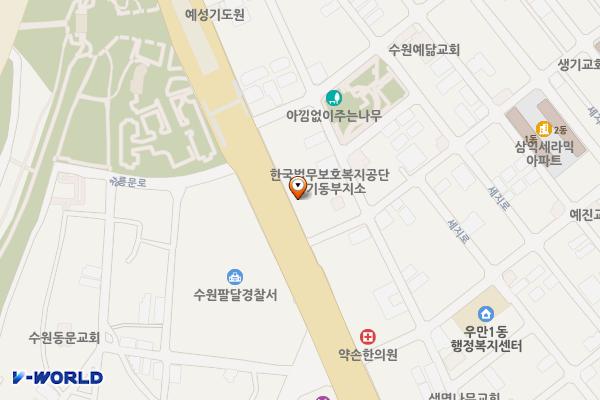 하늘에너지(주)대창주유소 위치 지도 — 경기도 수원시 팔달구 경수대로 682(우만동)