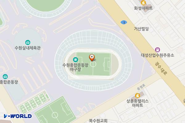 남문 위치 지도 — 경기도 수원시 장안구 장안구 경수대로 893(조원동)