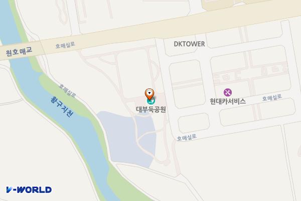 대부둑 위치 지도 — 경기도 수원시 권선구 호매실로 29-12, 대부둑 (고색동)