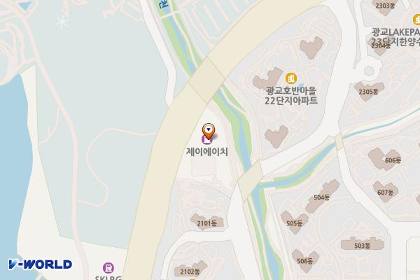 HD현대오일뱅크 직영 호수공원셀프주유소 위치 지도 — 경기도 수원시 영통구 광교호수로 124(하동)