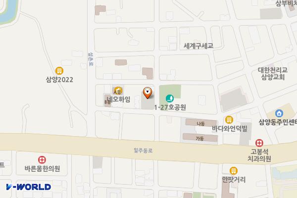 삼양이동 2128-7 위치 지도 — 제주특별자치도 제주시 삼양이동 2128-7