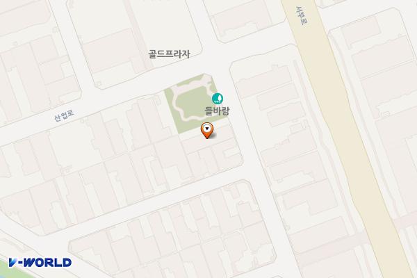 들바람 위치 지도 — 경기도 수원시 권선구 산업로92번길 105(고색동)