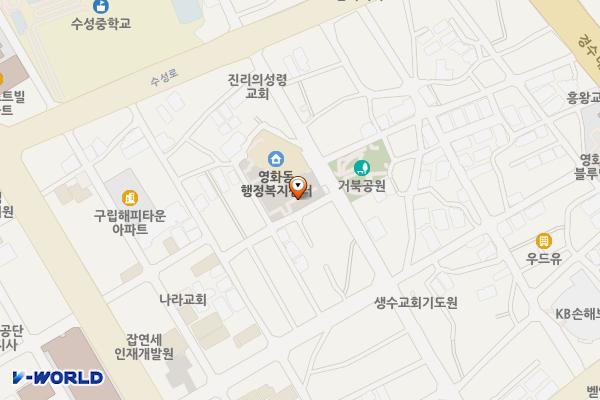 영화동공영주차장 위치 지도 — 경기도 수원시 장안구 수설로382번길 30(영화동)