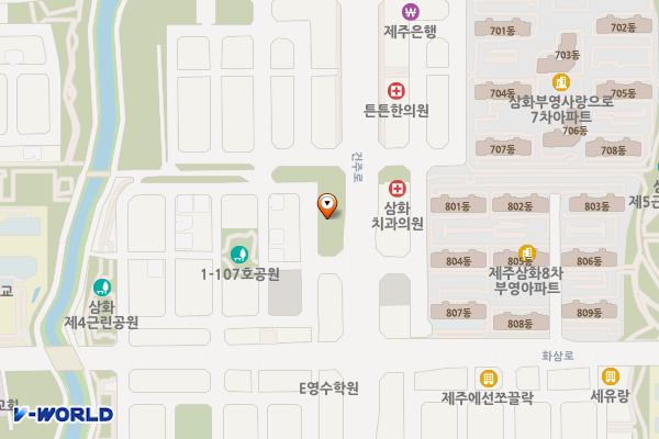 도련일동 1971-3 위치 지도 — 제주특별자치도 제주시 도련일동 1971-3