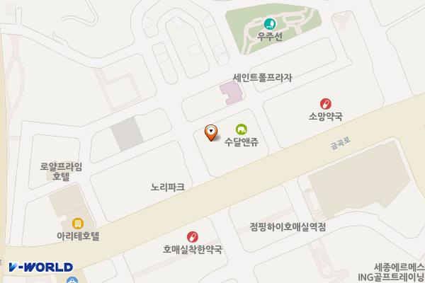 딜라이트타워 위치 지도 — 경기도 수원시 권선구 금곡로 213 (금곡동)