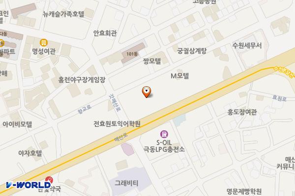 매산동행정복지센터 위치 지도 — 경기도 수원시 팔달구 매산로 41, 2층 (매산로2가)
