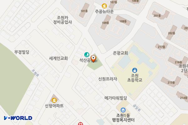 조원 위치 지도 — 경기도 수원시 장안구 금당로38번길7(조원동)