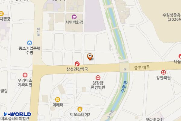 용현빌딩 위치 지도 — 경기도 수원시 팔달구 중부대로15(영동)