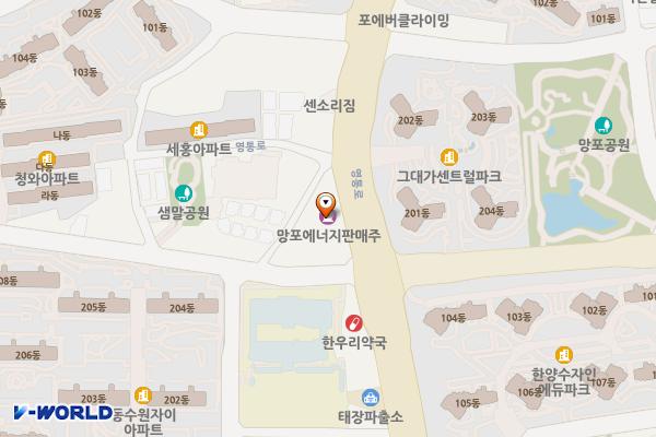 스타프라움 위치 지도 — 경기도 수원시 영통구 영통로 157