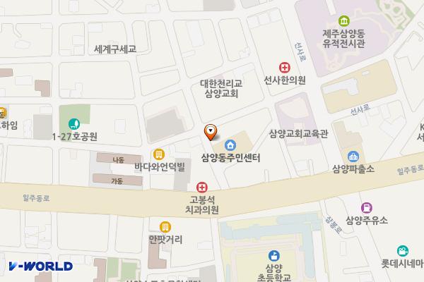 지석13길 10, 삼양이동 2136-6 위치 지도 — 제주특별자치도 제주시 지석13길 10