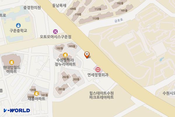 진흥주유소 위치 지도 — 경기도 수원시 권선구 수인로 173 (서둔동, 진흥주유소)