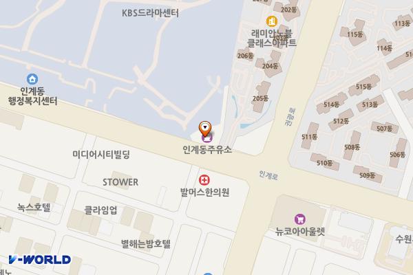인계동주유소 위치 지도 — 경기도 수원시 팔달구 인계로 139 (인계동)