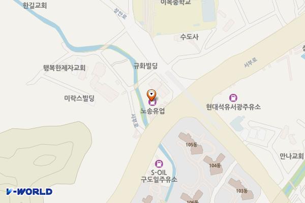 노송주유소 위치 지도 — 경기도 수원시 장안구 서부로 2359(이목동)