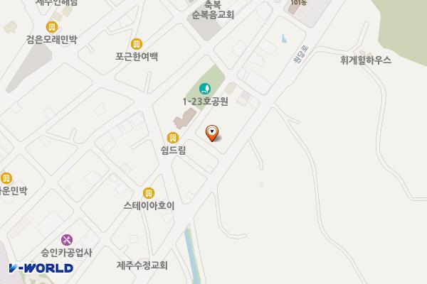 선사로2길 50, 삼양일동 1651-6 위치 지도 — 제주특별자치도 제주시 선사로2길 50