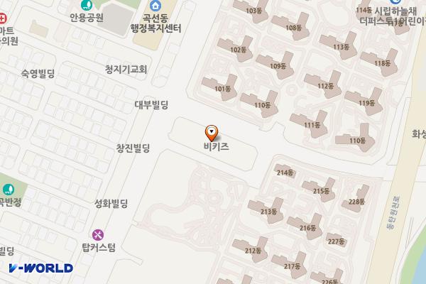 라퍼스트 위치 지도 — 경기도 수원시 권선구 곡반정로160(곡반정동)