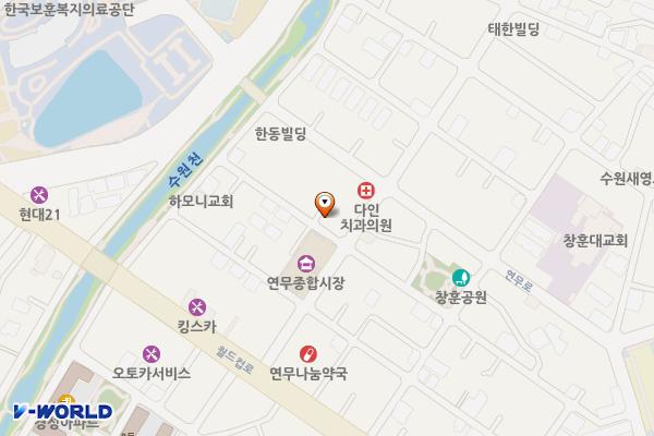 연무시장(연무종합상가) 위치 지도 — 경기도 수원시 장안구 연무로13번길 66 (연무동)