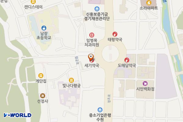 수운빌딩 위치 지도 — 경기도 수원시 팔달구 정조로 777(팔달로3가)