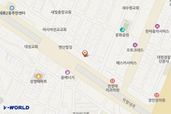 슈퍼맨주유소 위치 지도 — 경기도 수원시 권선구 덕영대로 1139(세류동)