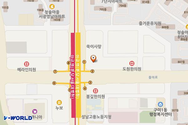 금산젬월드 위치 지도 — 경기도 성남시 분당구 돌마로 67 (금곡동)