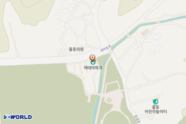 율동공원(조형물광장) 위치 지도 — 경기도 성남시 분당구 문정로 145 (율동)