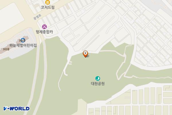 중앙동제4공영주차장 위치 지도 — 경기도 성남시 중원구 광명로242번길 20, 중앙동 제4공영주차장 (중앙동)