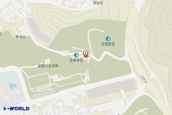 은행공원(관리사무소 옆) 위치 지도 — 경기도 성남시 중원구 순환로 355 (은행동)