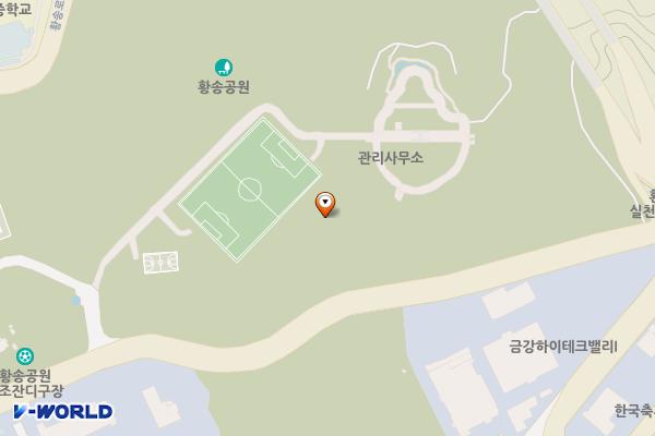 황송공원(교통교육장, 관리사무소 옆) 위치 지도 — 경기도 성남시 중원구 상대원동 139-1