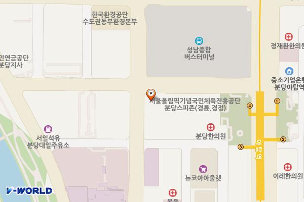 터미널프라자 위치 지도 — 경기도 성남시 분당구 성남대로925번길 19, 터미널프라자 (야탑동)