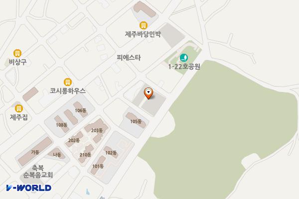 삼양일동 1592-2 위치 지도 — 제주특별자치도 제주시 삼양일동 1592-2