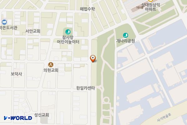 상대원제4공영주차장 위치 지도 — 경기도 성남시 중원구 박석로 42 (상대원동)