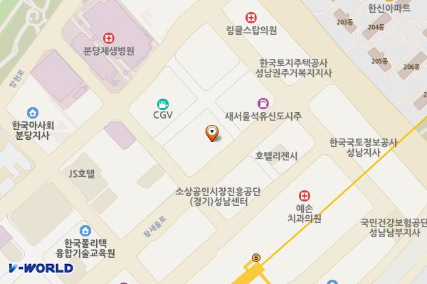성남분당우체국 위치 지도 — 경기도 성남시 분당구 황새울로 347, 성남분당우체국 (서현동)