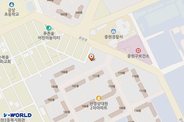 황송노인종합복지관 위치 지도 — 경기도 성남시 중원구 금상로132 (상대원동)