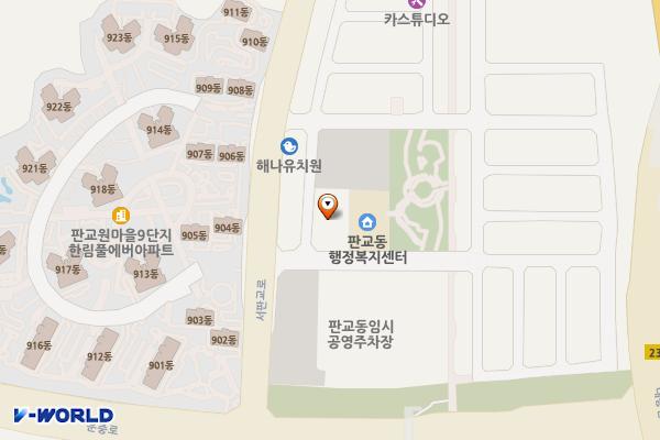 판교낙생농협 위치 지도 — 경기도 성남시 분당구 서판교로32번길 7 (판교동)
