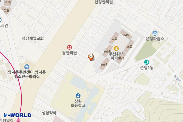 은행2동제3공영주차장 위치 지도 — 경기도 성남시 중원구 은행로 9