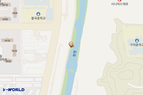 탄천 좌안1(구미물놀이장) 위치 지도 — 경기도 성남시 분당구 구미동 99