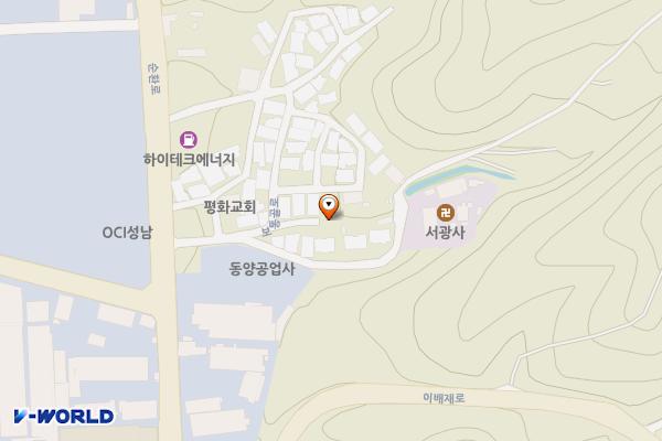 보통골 주민의 쉼터 위치 지도 — 경기도 성남시 중원구 보통골로 10-7