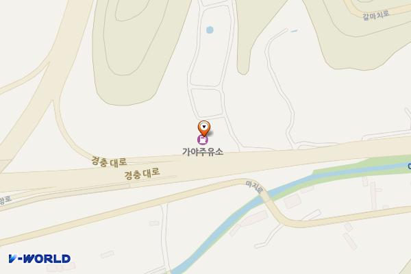 가야주유소 위치 지도 — 경기도 성남시 중원구 경충대로 2590 (갈현동)