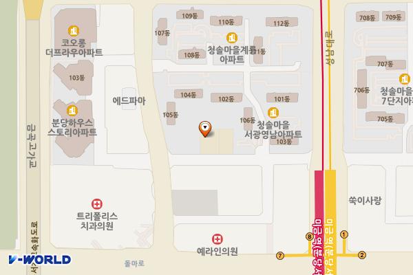 금곡동행정복지센터 위치 지도 — 경기도 성남시 분당구 성남대로171번길 14 (금곡동)