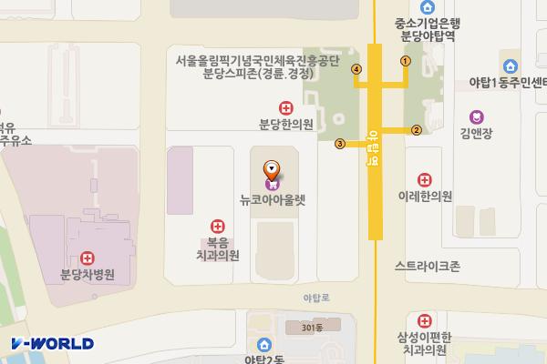 NC백화점 야탑점 위치 지도 — 경기도 성남시 분당구 야탑로81번길 11 (야탑동)