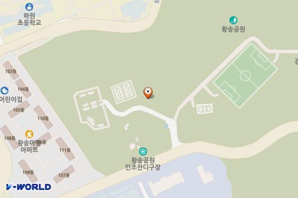 황송공원(농구장 앞) 위치 지도 — 경기도 성남시 중원구 금빛로2번길 35 (금광동)