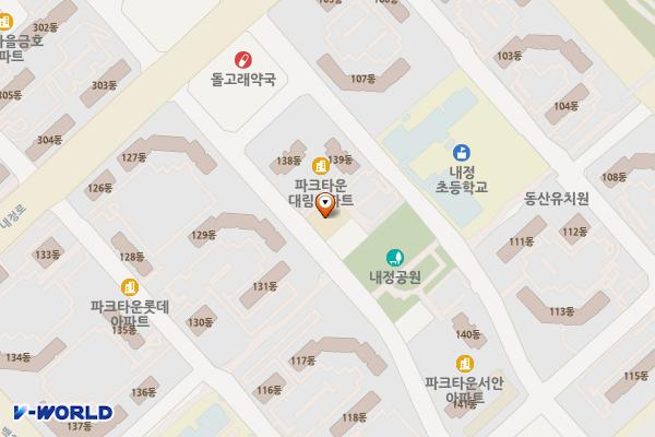 수내2동행정복지센터 위치 지도 — 경기도 성남시 분당구 내정로166번길 17
